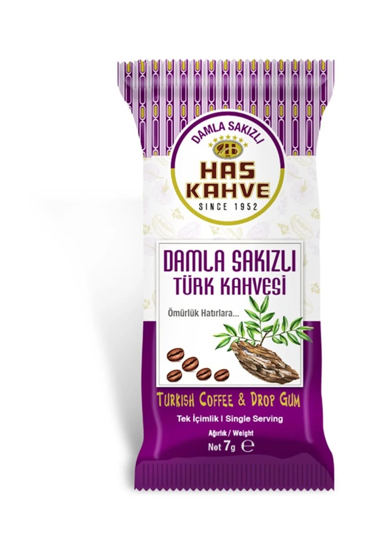 Has Tek İçimlik Damla Sakızlı Türk Kahvesi 12'li * 7 Gr.