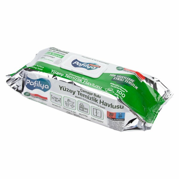 Pafilya Premium Temizlik Havlusu Yüzey Çamaşır Sulu 100 Lü