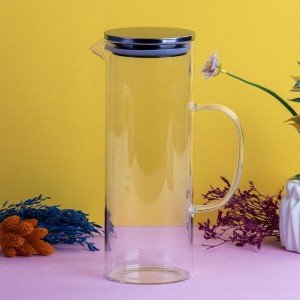 Perotti Sürahi Borosilikat Cam İzmir 1200 Ml