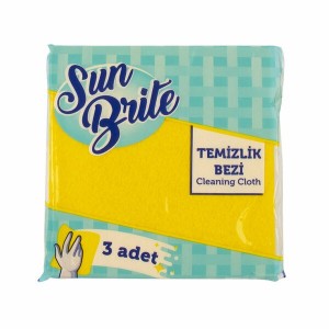 Sun Brite-Linex Sarı Bez 3 lü 34x35cm Sun Brite-Linex Sarı Bez 3 lü 34x35cm