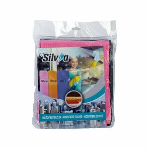 Silvia Mikrofiber Bez Dekoratif 3 Lü 40X60Cm