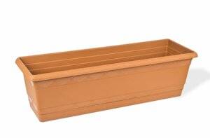 Karasu Saksı Toprak Balkon 60X20X17cm 13.5Lt Karasu Saksı Toprak Balkon 60X20X17cm 13.5Lt