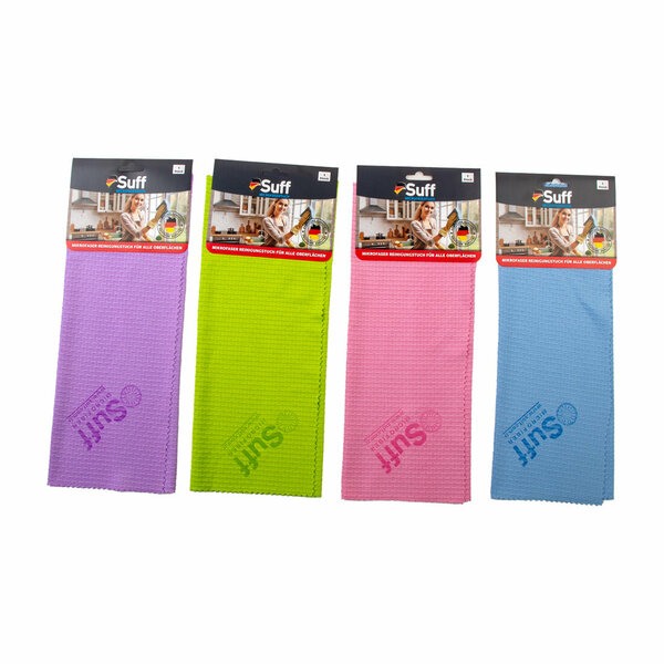 1 adet Suff Bez Genel Temizlik Mikrofiber Hanımeli Kartelalı