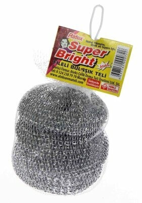 Süper Bright Bulaşık Teli Metal Fileli 4 Lü Süper Bright Bulaşık Teli Metal Fileli 4 Lü