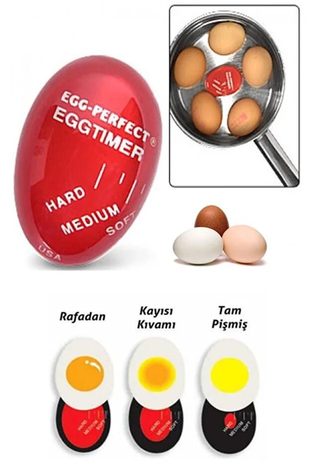 Egg Timer Renk Değiştiren Yumurta Zamanlayıcı Renk değiştiren yumurta zamanlayıcı egg timer yumurta haşlama aparatı