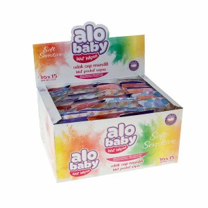 Alo Baby Fubu ıslak cep mendili 15’li paket