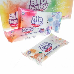 Alo Baby Fubu ıslak cep mendili 15’li paket