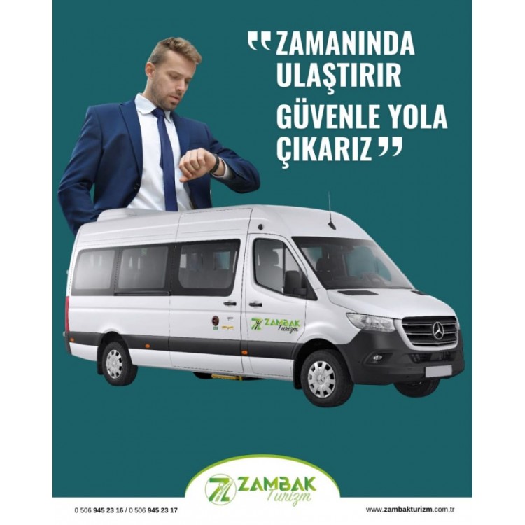 Zambak Turizm Konya Servis Hizmetleri